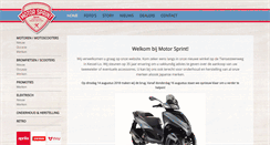 Desktop Screenshot of motorsprint.be